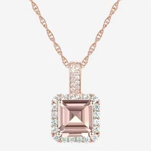 NWT Elegant Rose Gold Pendant Necklace